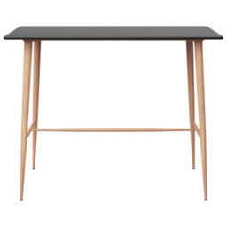 Vidaxl Bar Table Black 120X60X105 Cm - thumbnail 2