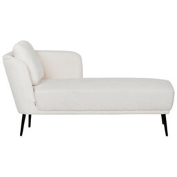 Beliani Left-Hand Chaise Longue Artheze Boucle Off-White - thumbnail 4