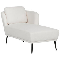 Beliani Left-Hand Chaise Longue Artheze Boucle Off-White - thumbnail 5