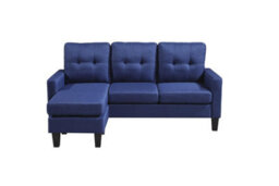 Kosy Koala Corner Sofa Fabric Sectional Sofa With Ottoman L-Shaped Blue Sofa Couch Reversible 3-Seater - thumbnail 3