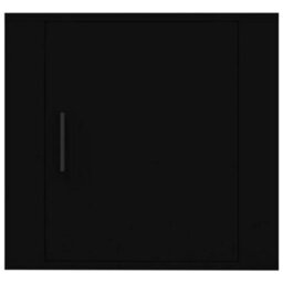 Berkfield Wall-Mounted Bedside Cabinets 2 Pcs Black 50X30X47 Cm - thumbnail 6