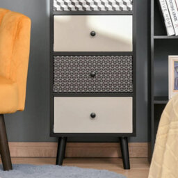 Chest Of Drawers 5 Tall Slim Dresser Storage Cabinet Bedroom - thumbnail 5