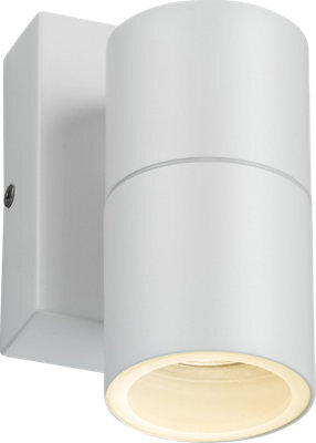Luminosa Lighting Luminosa Gu10 Fixed Single Wall Light With Photocell Sensor - White 230V Ip54 20W - image 1