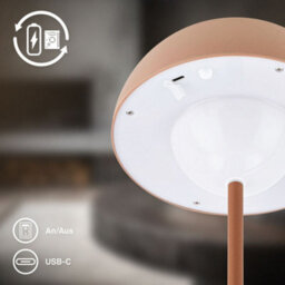 Briloner Coffee Table Lamp Rechargeable Led Desk Night Bedside Light Dimmable Cordless - thumbnail 5