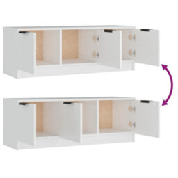 Vidaxl Tv Cabinet White 102X35X36.5 Cm Engineered Wood - thumbnail 9