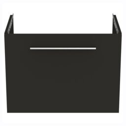 Ideal Standard I.life S Compact Matt Carbon Grey Wood Effect Wall-Mounted Bathroom Vanity Unit (H) 440mm (W) 600mm - thumbnail 2