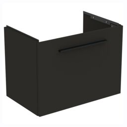 Ideal Standard I.life S Compact Matt Carbon Grey Wood Effect Wall-Mounted Bathroom Vanity Unit (H) 440mm (W) 600mm - thumbnail 3