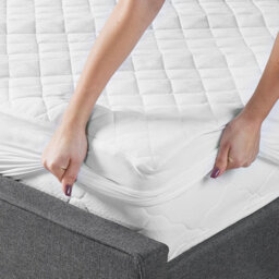 Beliani Polyester Mattress Protector Freshguard Soft 180 X 200 Cm (Super King Size) - thumbnail 4