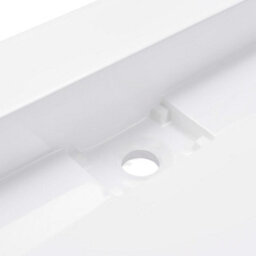 Vidaxl Wash Basin 120X46X11 Cm Mineral Cast/marble Cast White - thumbnail 8