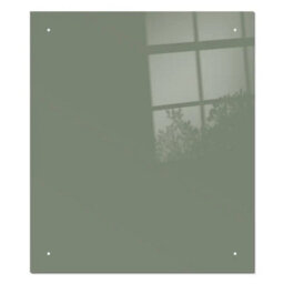 60 X 80Cm Tuscan Olive Glass Kitchen Splashback Splatter Screen Pre Drilled Holes Wall Hanging Fixings Included - thumbnail 2