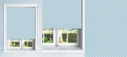 Lister Cartwright Polka Dot Blue Colour Blackout Roller Blinds For Kids Easy Fit Child Safety Included (120 X 140 Cm) - thumbnail 3