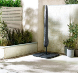 Furniturebox Uk Cantilever Grey Square Outdoor Parasol Only (No Base) - thumbnail 3