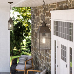 Luminosa Lighting Luminosa Hinkley Nantucket Outdoor Pendant Ceiling Light Aged Brass, Ip44 - thumbnail 5