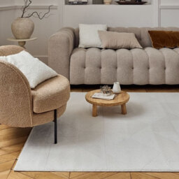 The Rugs Carmel Cream Abstract Area Rug And Runner Non Shedding, Stain Resistant, Soft - thumbnail 8