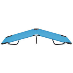 Berkfield Folding Sun Lounger Steel Turquoise Blue - thumbnail 3
