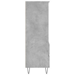 Berkfield Highboard Concrete Grey 40X36X110 Cm Engineered Wood - thumbnail 7