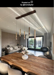 Lucide Margary Modern Pendant Light - Led Dim. - 5X4,2W 2700K - Coffee - thumbnail 9