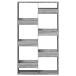 Berkfield Bookcase Grey Sonoma 100X33X175 Cm Engineered Wood - thumbnail 4