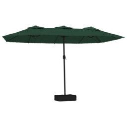 Walplus Double-Head Garden Parasol With Leds Green 449X245 Cm - thumbnail 2