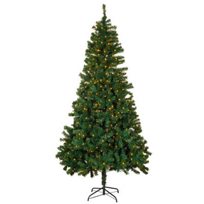 Alivio 6Ft Artificial Christmas Tree With Led Lights & Stand For Home Office Decoration - image 1