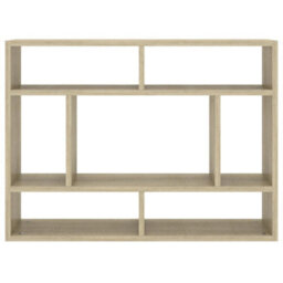 Berkfield Wall Shelf Sonoma Oak 75X16X55 Cm Engineered Wood - thumbnail 4