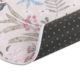 Wyld And Coco Multicolour Floral Area Rug 140 X 200 Cm - Low Pile, Anti-Slip, Underfloor Heating Safe - thumbnail 5