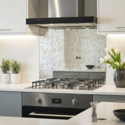 DIY Splashbacks Nuvola Mirror Splashback 60Cm X 60Cm (Toughened Glass) - thumbnail 1