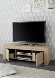 FurniComp LTD Furnicomp Roma Oak Effect 2 Door Tv Cabinet - thumbnail 2