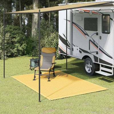 Walplus Oudoor Durable Tent Carpet Beige 250X200 Cm Hdpe - image 1