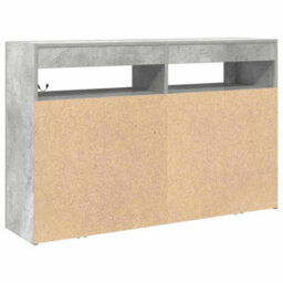 Vidaxl Sideboard Concrete Grey 116 X 30 X 75 Cm Engineered Wood - thumbnail 9