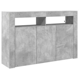 Vidaxl Sideboard Concrete Grey 116 X 30 X 75 Cm Engineered Wood - thumbnail 2