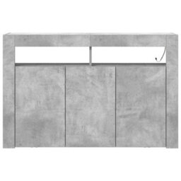 Vidaxl Sideboard Concrete Grey 116 X 30 X 75 Cm Engineered Wood - thumbnail 7