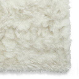 eXtreme Polar Plush White/grey Soft Shaggy Rug 80 X 150Cm - thumbnail 2