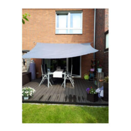 White 2Mx3M Shade Sail For Garden - thumbnail 3