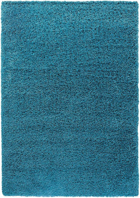 Modern Extra Large Small Soft 5Cm Shaggy Non Slip Bedroom Living Room Carpet Runner Area Rug - Teal 60 X 110 Cm - image 1