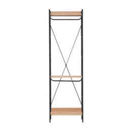 Timber Art Design Dual Hanging Open Wardrobe Riviera Oak Bedroom Furniture - thumbnail 6