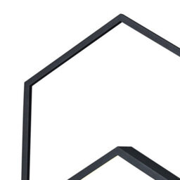 Luminosa Lighting Luminosa Kubick Ceiling/wall Light Dimmable, 48W Led, 3000K, 2700Lm, Black, 3Yrs Warranty - thumbnail 3