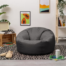 icon Adult Classic Beanbag Outdoor Waterproof Bean Bags Ready Filled - Slate Grey - thumbnail 6