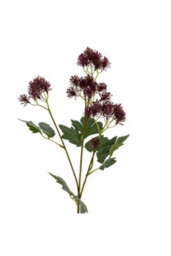 Purple French Meadow Faux Flower Spray For Elegant Decor - thumbnail 3