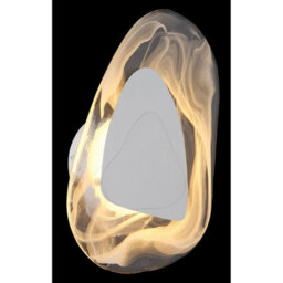 Luminosa Lighting Luminosa Dorsey Integrated Led Wall Lamp White Matt Clear Glass Shade Led 3000K - thumbnail 4
