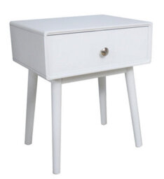 Aspect Furniture Niva Bedside Table With One Drawer ,white - thumbnail 4