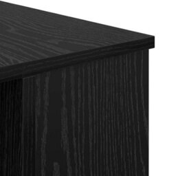 Berkfield With Shelf Other Black Oak 140 X 50 X 75 Cm Engineered Wood - thumbnail 8