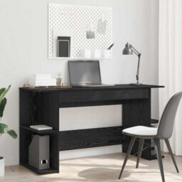 Berkfield With Shelf Other Black Oak 140 X 50 X 75 Cm Engineered Wood - thumbnail 4