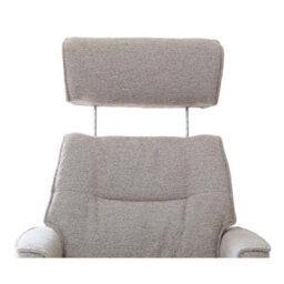 Morris Living The Newton Swivel Recliner Chair & Matching Footstool - Beige Fabric - thumbnail 8
