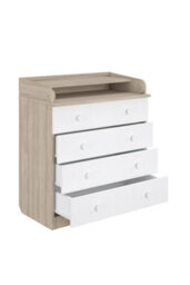 Shefa Line Shefa 800 Kids Changing Dresser Elm-White (2 Boxes) - thumbnail 4