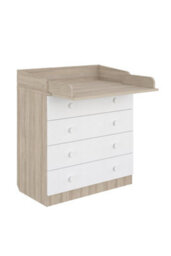 Shefa Line Shefa 800 Kids Changing Dresser Elm-White (2 Boxes) - thumbnail 2