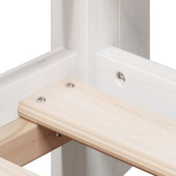 Berkfield Bunk Bed Without Mattress White 80X200 Cm Solid Wood Pine - thumbnail 9