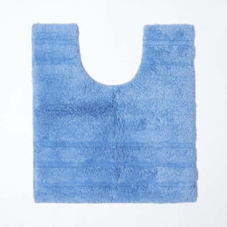 Homescapes Spa Supreme Luxury Blue Bath And Pedestal Mat - thumbnail 3