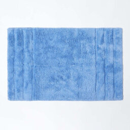 Homescapes Spa Supreme Luxury Blue Bath And Pedestal Mat - thumbnail 2