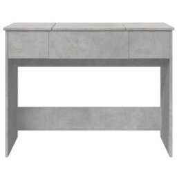 Berkfield Dressing Table With Mirror Concrete Grey 100X45X76 Cm - thumbnail 5